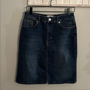 PART TWO Copenhagen Denim Midi Skirt Size 40 (US 8)